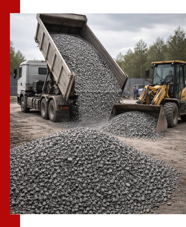 Доставка и продажа щебня гранитного в Ленинске-Кузнецком
