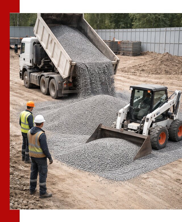 Доставка и продажа гранитного щебня фракции 0-5 в Ленинске-Кузнецком