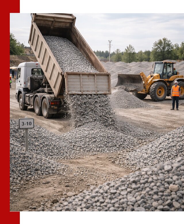 Гранитный щебень фракции 3–10: доставка и продажа в Ленинске-Кузнецком