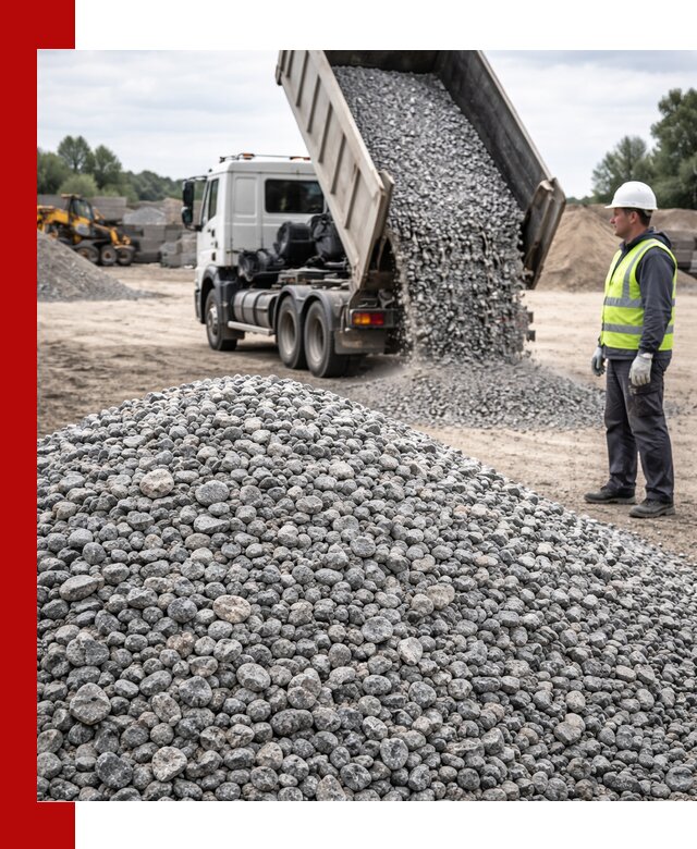 Доставка и продажа гранитного щебня фракции 5-20 в Ленинске-Кузнецком