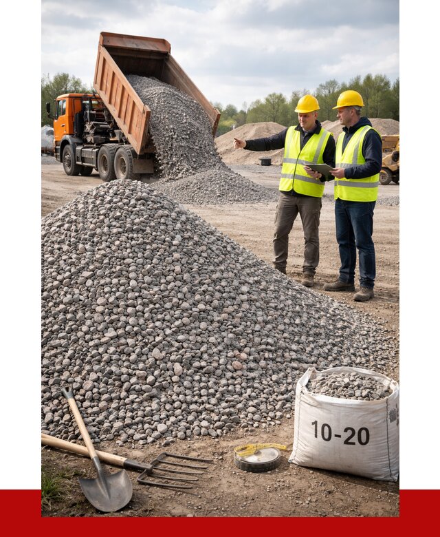 Гранитный щебень фракция 10-20 в Ленинске-Кузнецком от 4293 руб.|ПРОНЕРУДЛнн