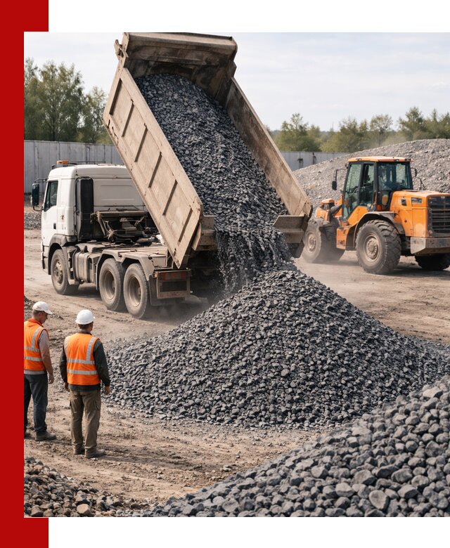 Доставка и продажа щебня габбро-диабаза в Ленинске-Кузнецком