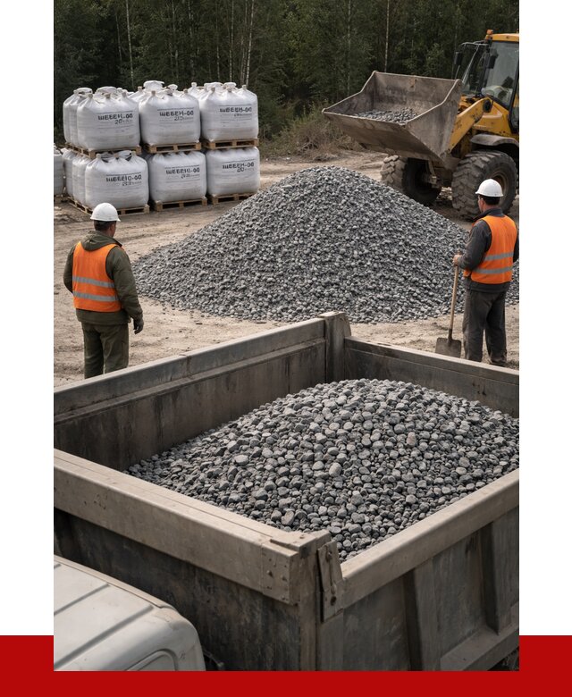 Щебень габбро диабаз 20-40 в Ленинске-Кузнецком от 3475 руб. | ПРОНЕРУДЛнн