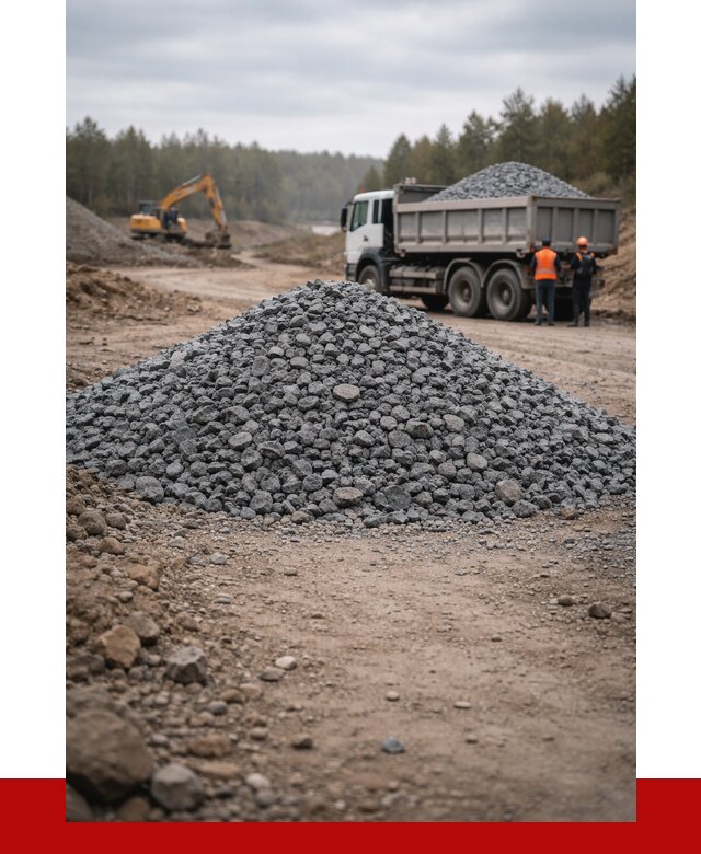 Щебень габбро диабаз фракция 40-70 в Ленинске-Кузнецком от 2249 р-ПРОНЕРУДЛнн