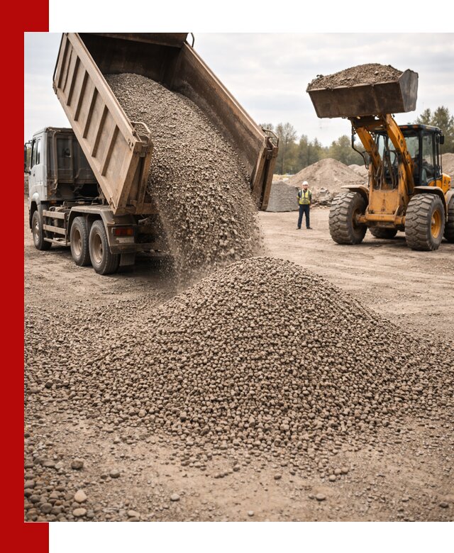 Гравийный щебень фракция 3–10 с доставкой в Ленинске-Кузнецком