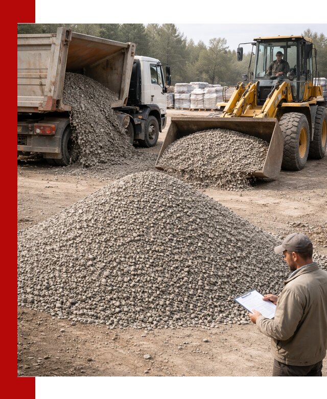 Гравийный щебень фракция 5–10 с доставкой в Ленинске-Кузнецком