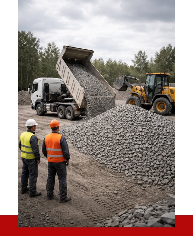 Гравийный щебень фракция 40-70 в Ленинске-Кузнецком от 9710р | ПРОНЕРУДЛнн