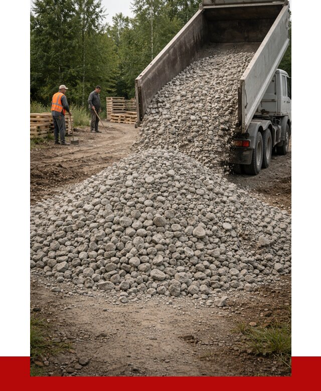 гравийный щебень фракция 70-120 в Ленинске-Кузнецком от 2504 р. ПРОНЕРУДЛнн