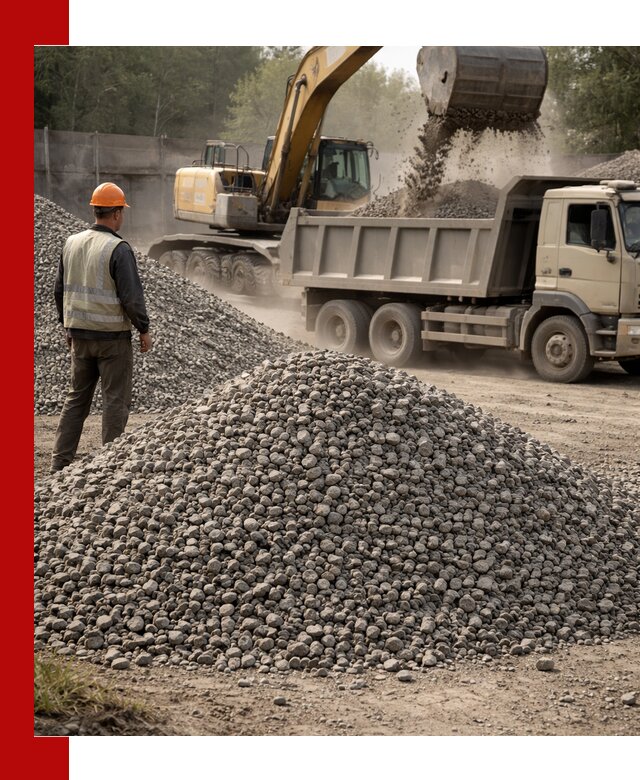 Шлаковый щебень фракция 5-20 с доставкой в Ленинске-Кузнецком