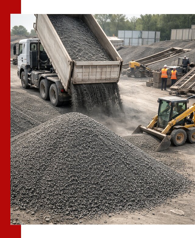 Вторичный щебень фракция 0–5 с доставкой в Ленинске-Кузнецком