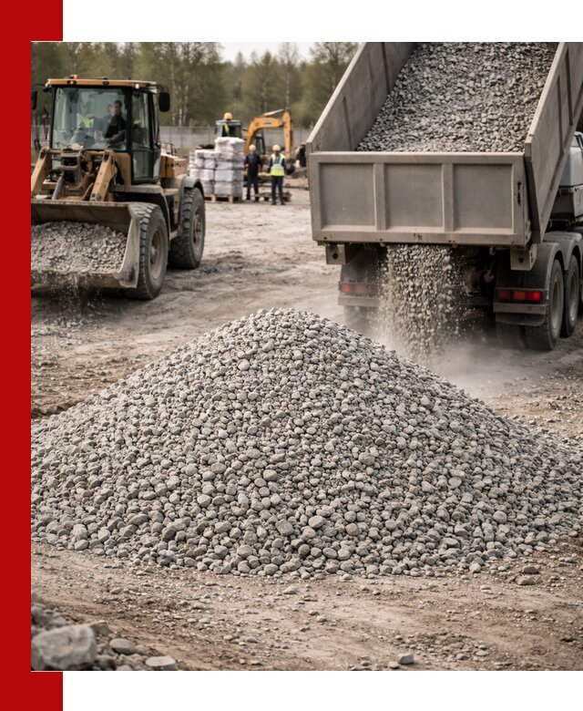 Вторичный щебень фракции 5-20 в Ленинске-Кузнецком — доставка и продажа крупнотоннажно