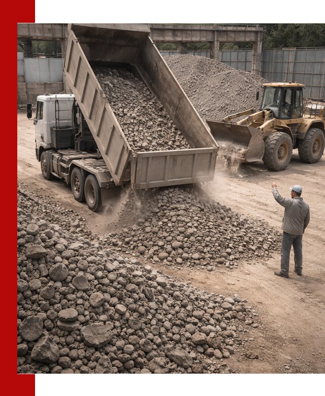 Вторичный щебень фракция 20-40 с доставкой в Ленинске-Кузнецком