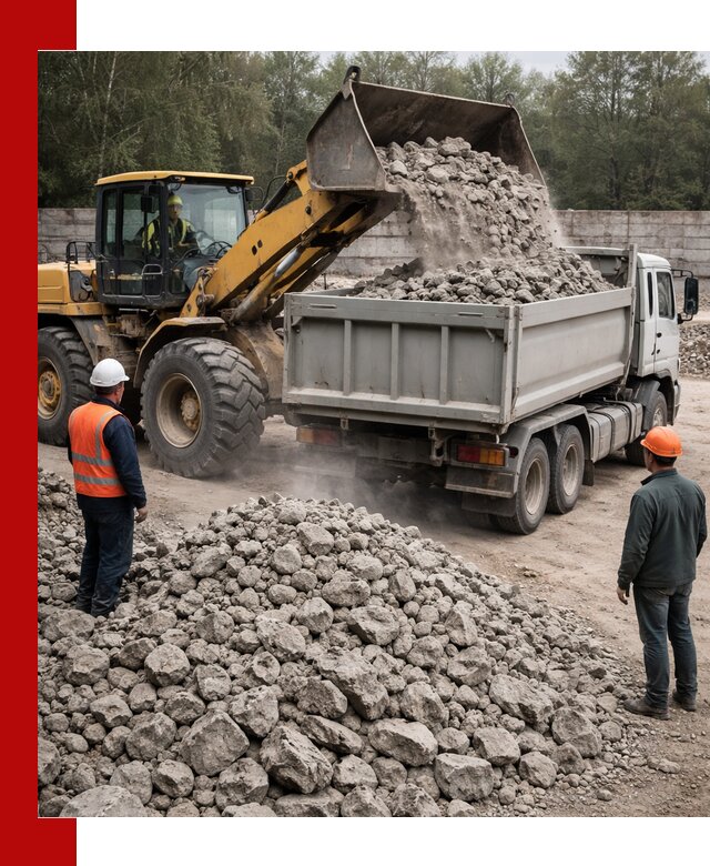 Вторичный щебень фракция 70–150 в Ленинске-Кузнецком с доставкой