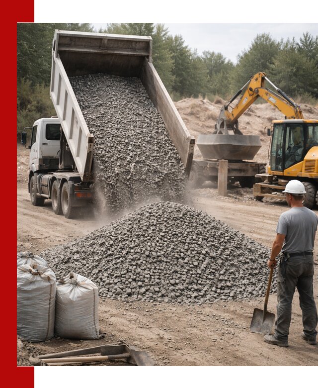 Доставка и продажа бетонного щебня в Ленинске-Кузнецком