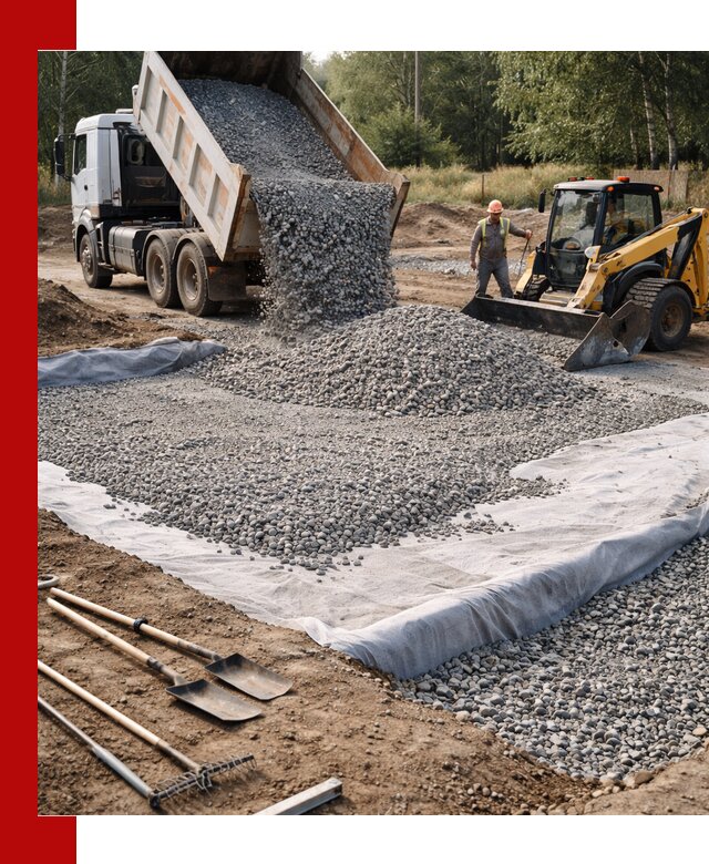 Щебень для фундамента с доставкой в Ленинске-Кузнецком