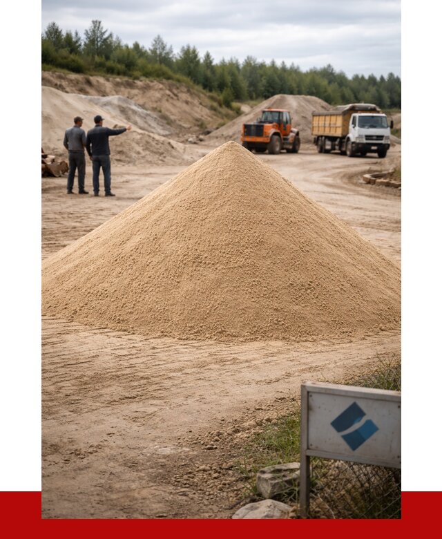 Карьерный песок навалом в Ленинске-Кузнецком от 1840 р. | ПРОНЕРУДЛнн