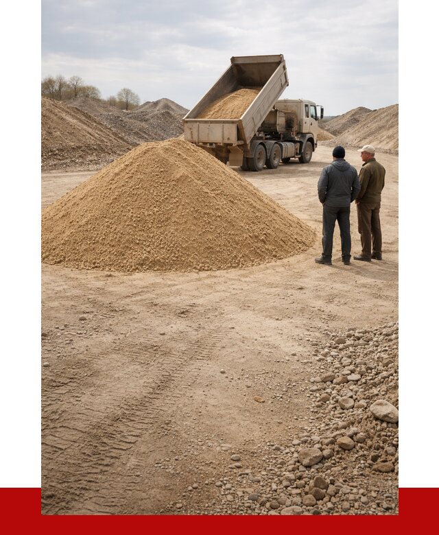 Карьерный песок крупнозернистый в Ленинске-Кузнецком от 8688 р | ПРОНЕРУДЛнн