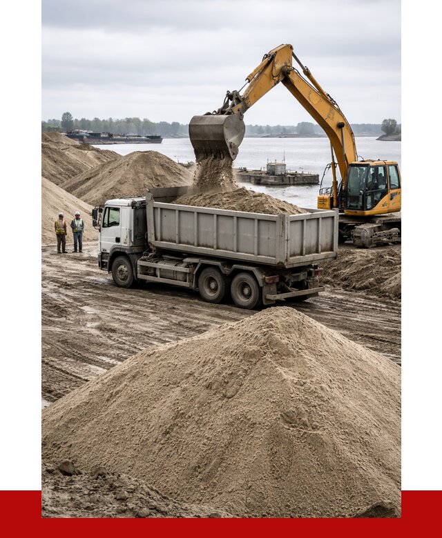 Купить речной песок навалом в Ленинске-Кузнецком от 1840 р., ПРОНЕРУДЛнн