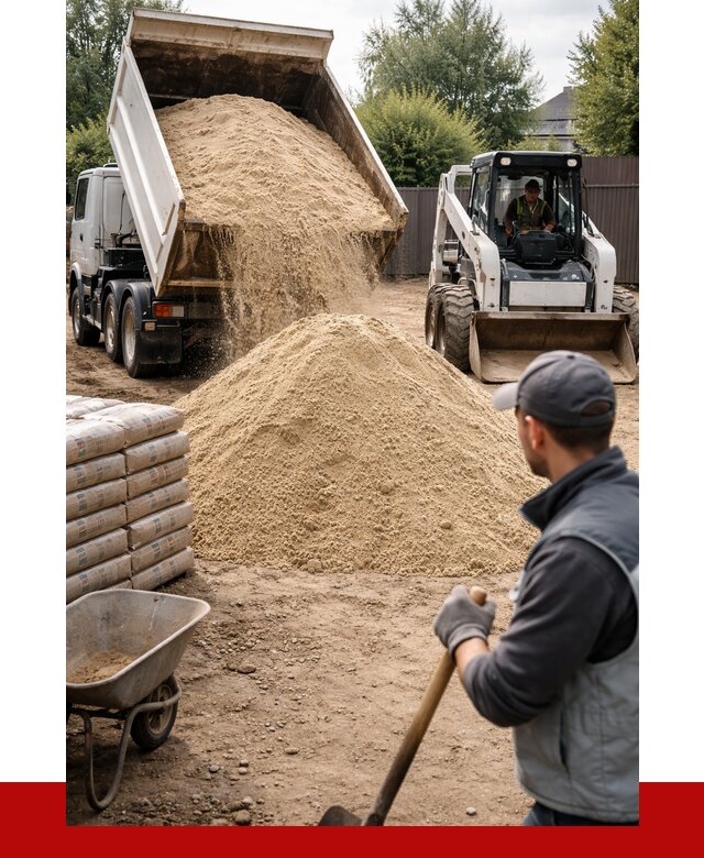 Мытый речной песок с доставкой в Ленинске-Кузнецком от 1482 р. | ПРОНЕРУДЛнн