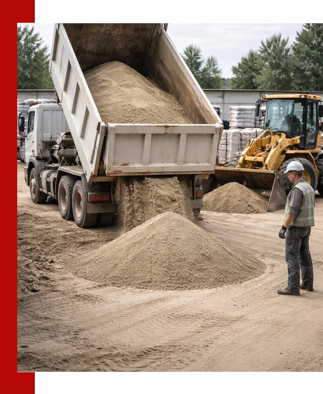 Поставка и доставка песка для бетона в Ленинске-Кузнецком