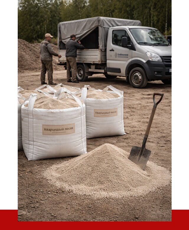 Кварцевый песок для пескоструя в Ленинске-Кузнецком от 4599 р. | ПРОНЕРУДЛнн