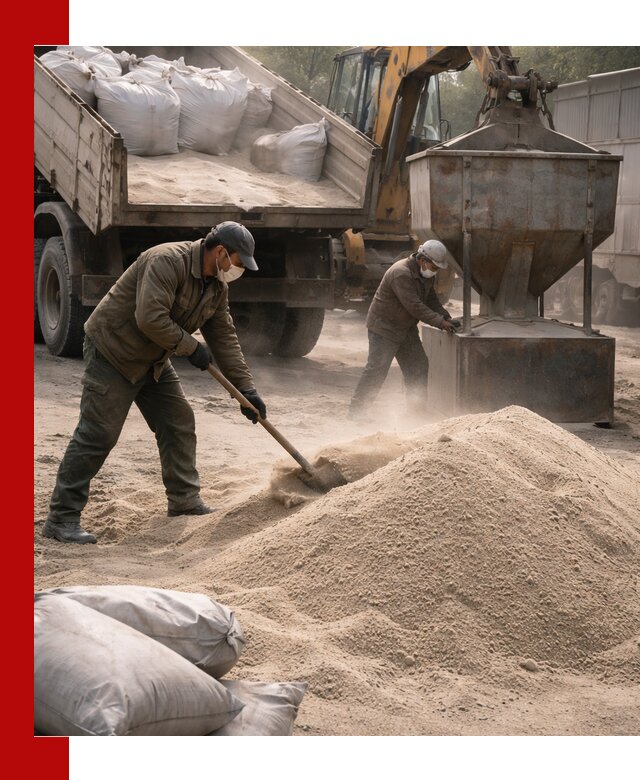 Кварцевый песок для пескоструя в Ленинске-Кузнецком — доставка и качество