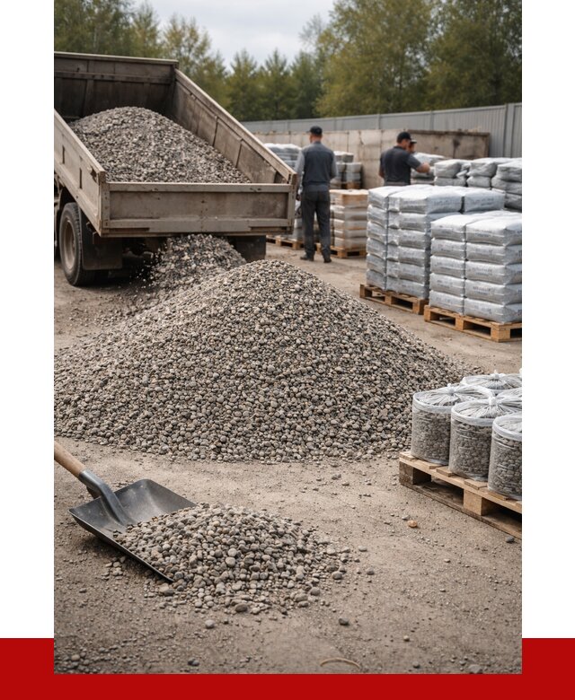 Гравий фракция 5-20 в Ленинске-Кузнецком купить от 2351 р. ПРОНЕРУДЛнн