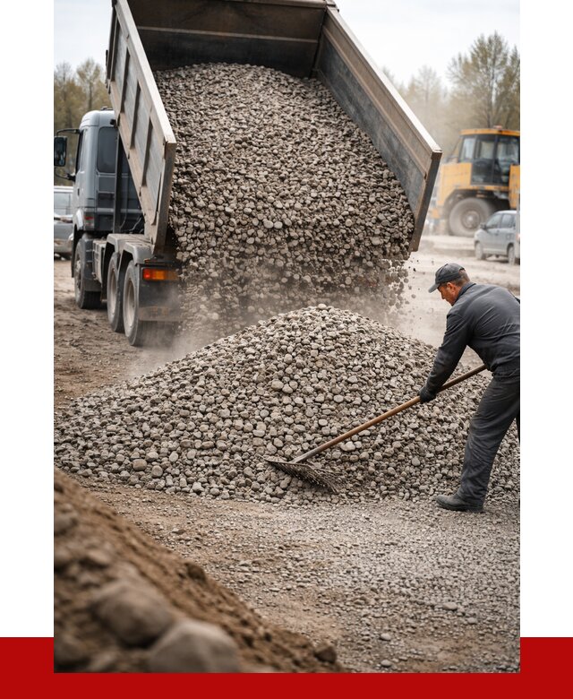 Гравий фракция 20-40 в Ленинске-Кузнецком от 2555 р. доставка | ПРОНЕРУДЛнн