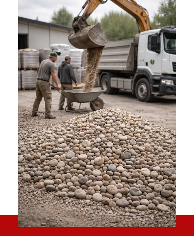 Галька декоративная в Ленинске-Кузнецком от 3271 р. за куб | ПРОНЕРУДЛнн