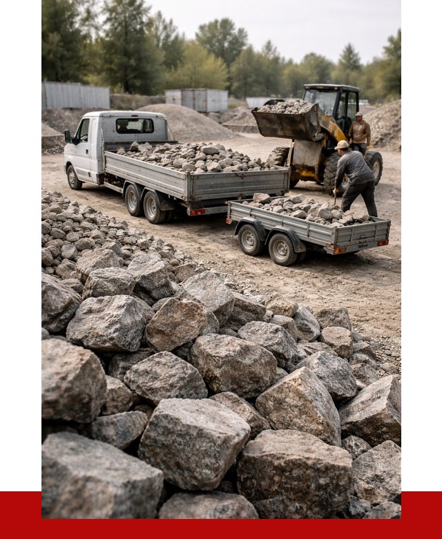 Купить бутовый камень гранитный в Ленинске-Кузнецком от 2862 р. | ПРОНЕРУДЛнн