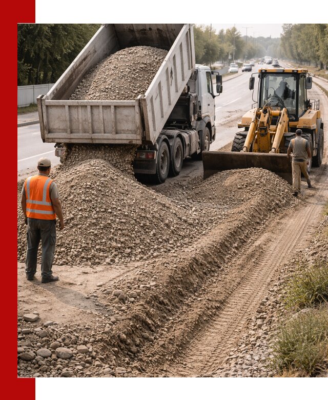 Опгс для устройства дорог и подсыпки в Ленинске-Кузнецком