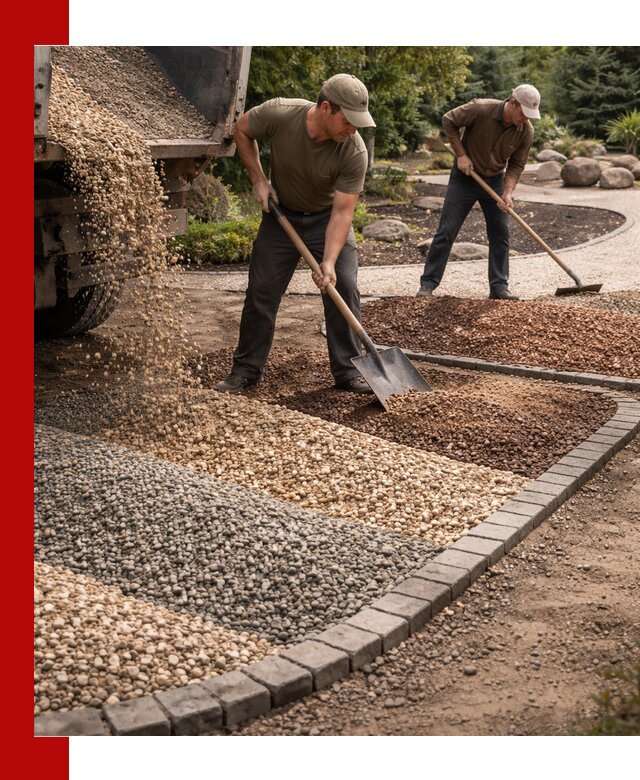 Декоративная крошка для ландшафта в Ленинске-Кузнецком — продажа и доставка