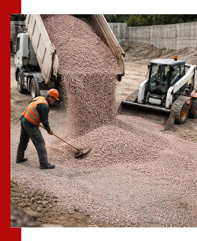 Крошка розовый гранит с доставкой в Ленинске-Кузнецком от производителя