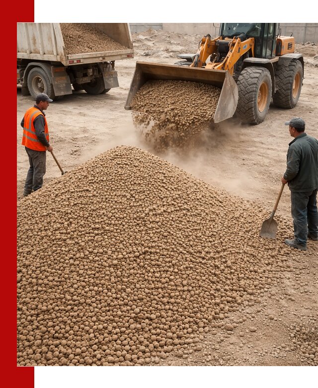 Керамзит фракция 10-20 с доставкой в Ленинске-Кузнецком