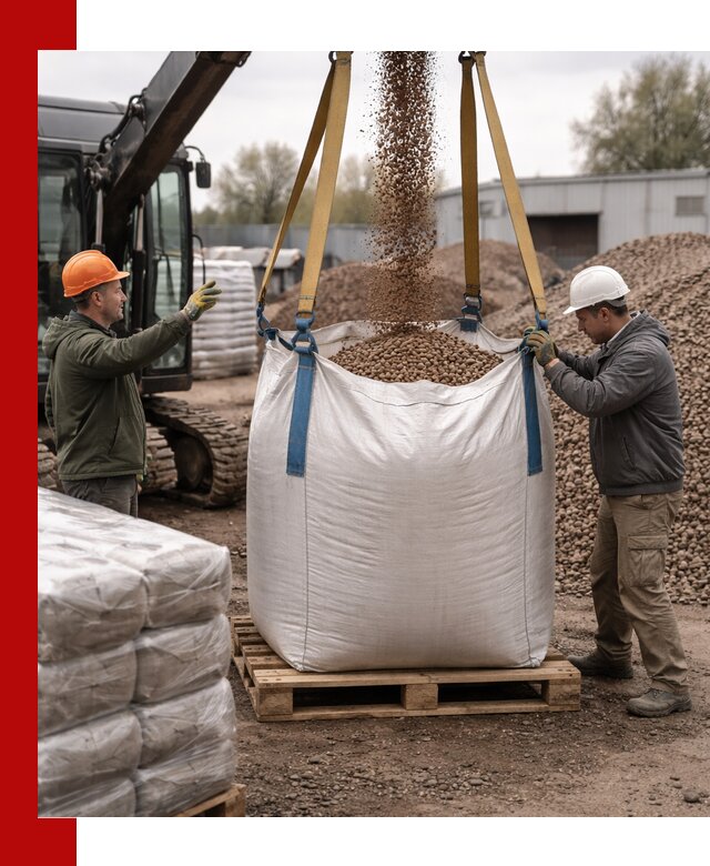 Керамзит в биг-бегах с доставкой в Ленинске-Кузнецком