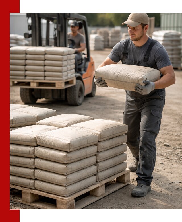 Доставка цемента в мешках оптом и в розницу в Ленинске-Кузнецком