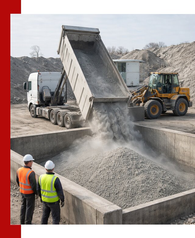 Доставка цемента навалом в Ленинске-Кузнецком крупными партиями