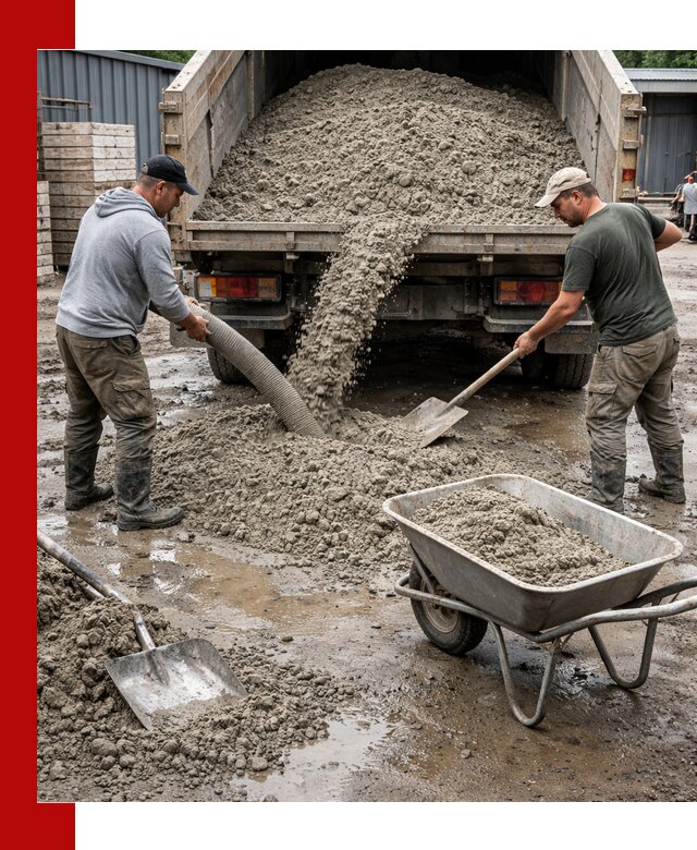 Цементно-песчаная смесь М150 доставка в Ленинске-Кузнецком