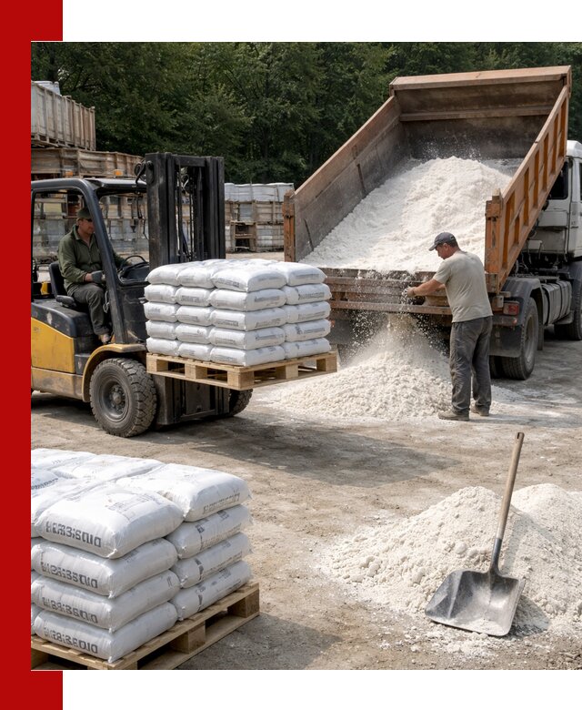 Доставка строительной извести оптом и в розницу в Ленинске-Кузнецком