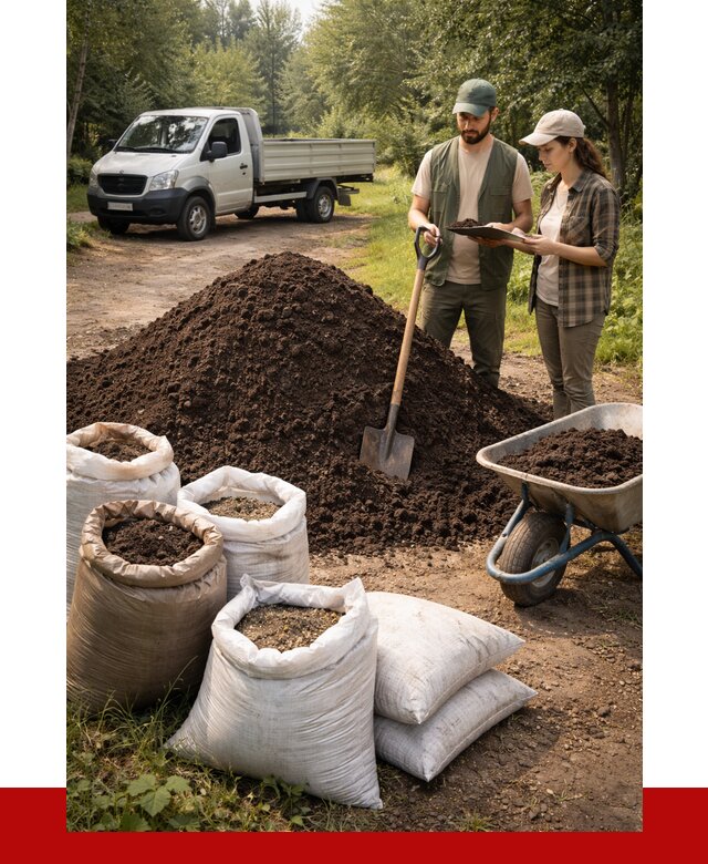 Купить грунт с доставкой в Ленинске-Кузнецком от 4599 р. за м3 | ПРОНЕРУДЛнн