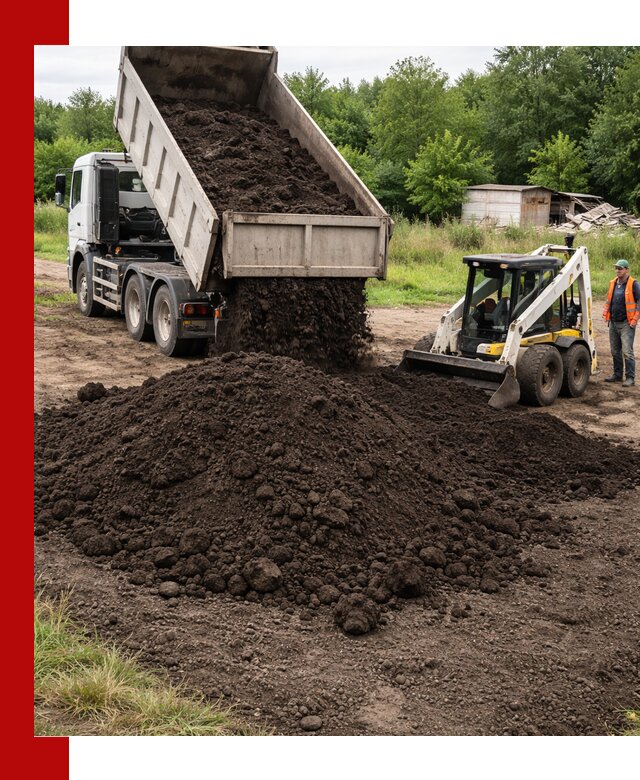 Поставка плодородной земли с доставкой самосвалом в Ленинске-Кузнецком