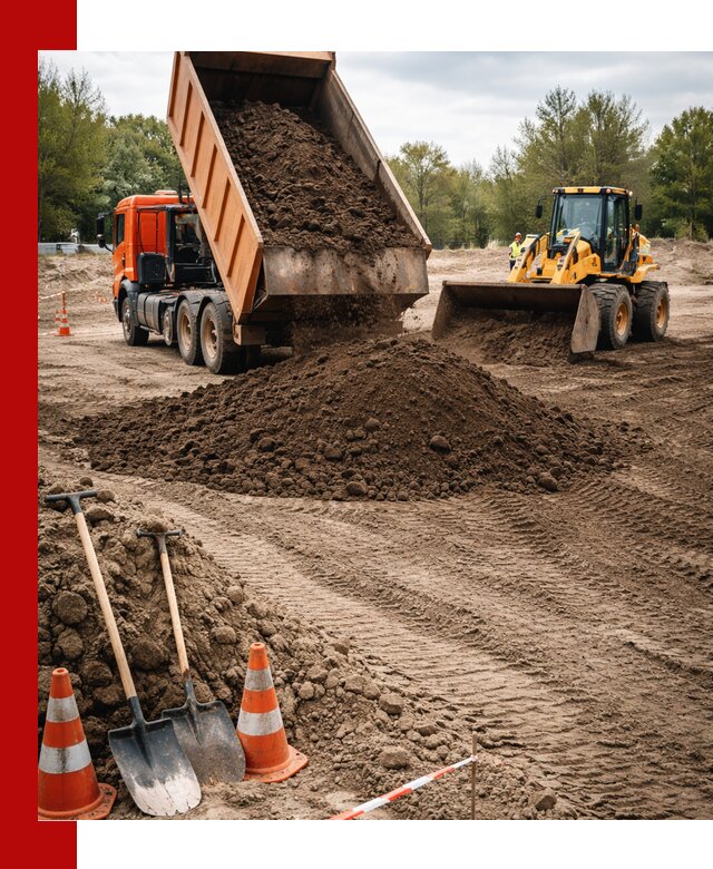 Поставка и доставка планировочного грунта в Ленинске-Кузнецком
