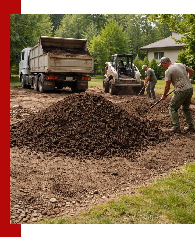 Доставка и укладка грунта для газона в Ленинске-Кузнецком