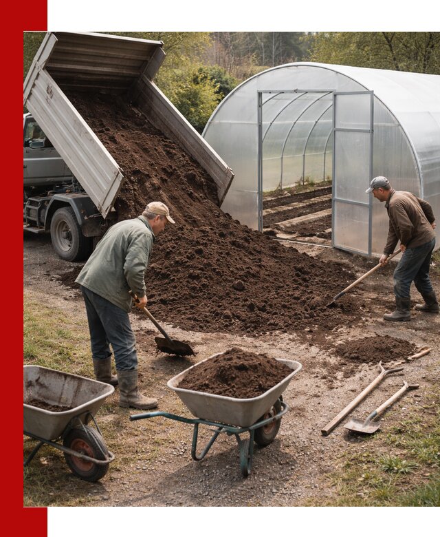 Грунт для теплицы с доставкой в Ленинске-Кузнецком — плодородный субстрат под растения