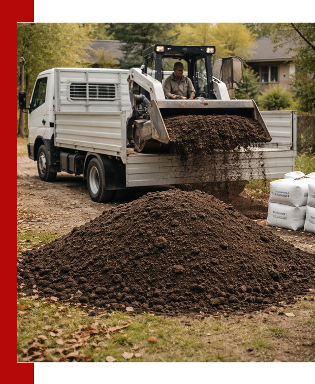 Доставка садовой земли в больших объёмах в Ленинске-Кузнецком