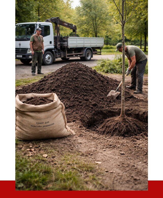 Грунт для посадки деревьев в Ленинске-Кузнецком от 1227 р. | ПРОНЕРУДЛнн