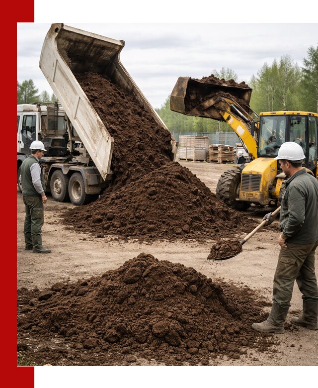 Доставка торфа оптом и в мешках в Ленинске-Кузнецком