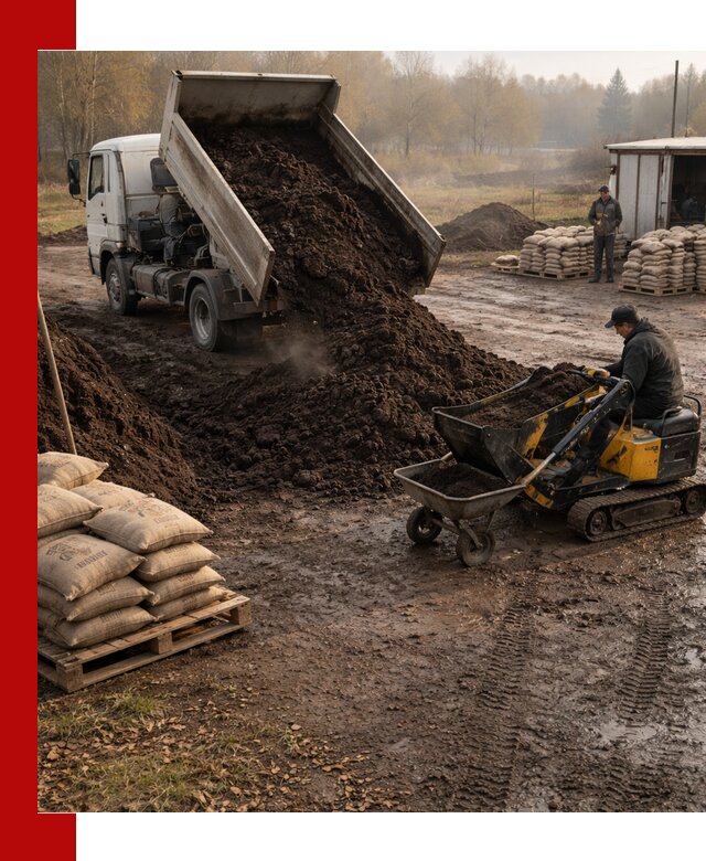 Кислый торф в доставке по выгодным ценам в Ленинске-Кузнецком