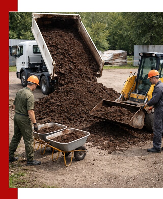 Доставка торфо-земляной смеси в Ленинске-Кузнецком для огорода и ландшафта