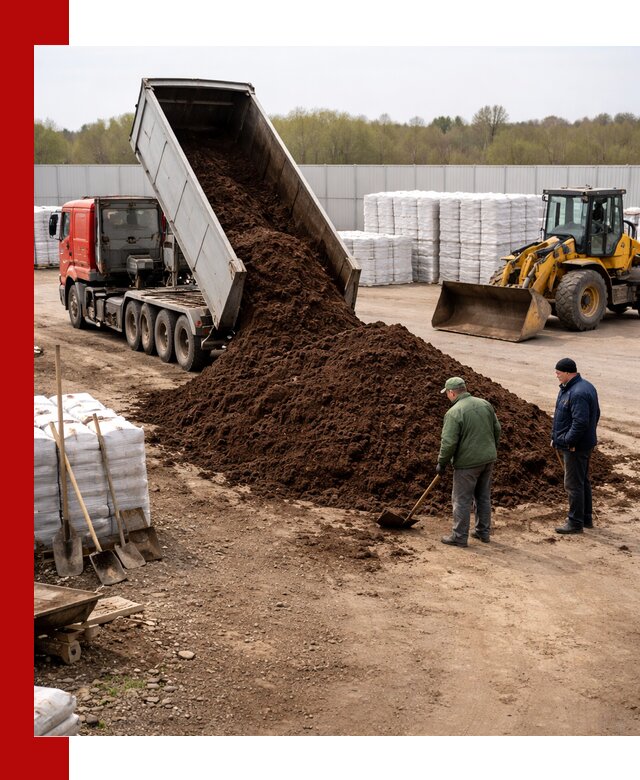 Доставка торфяных смесей оптом и в розницу в Ленинске-Кузнецком